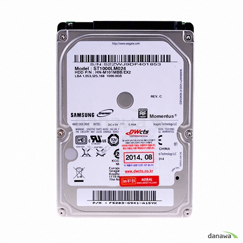 1TB Momentus ST1000LM024 (SATA2/5400/8M/노트북용)