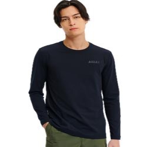 프라임 플렉스 롱 슬리브 T 셔츠 남성 ZTHAW08 블랙