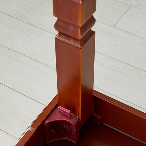 노송가구 백일홍 명품 천연무늬목 교자상 (80x80cm)_이미지