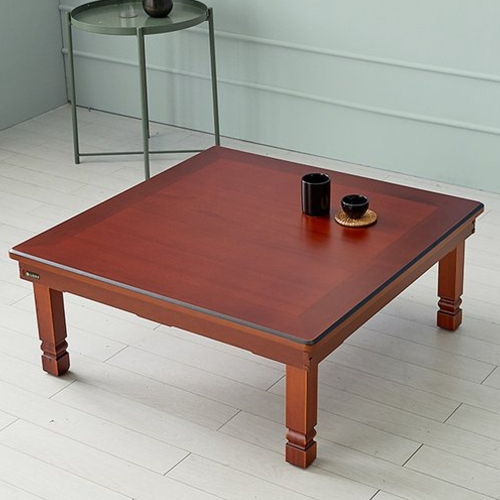 노송가구 백일홍 명품 천연무늬목 교자상 (80x80cm)_이미지