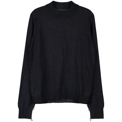 메종마르지엘라 백 스티치 울 니트 SI0HA0005 S17814 (860F, 앤트러사이트)