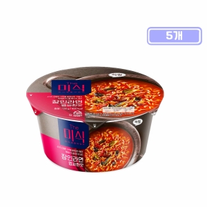 하림 더미식 장인라면 맵싸한맛 컵 126g (5개)