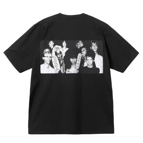 X 마틴 로즈 시그니처 콜라주 피그먼트 다이드 반팔 티셔츠 3903826