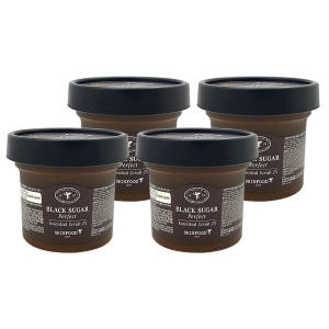 스킨푸드 블랙슈가 퍼펙트 에센셜 스크럽 2X 210g (4개)