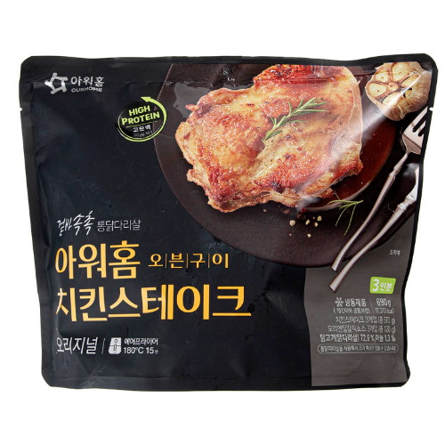 아워홈 치킨스테이크 690g (1개)