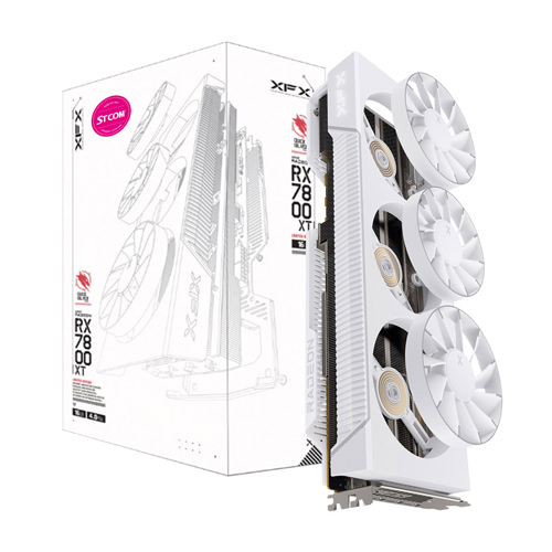 XFX 라데온 RX 7800 XT Magnetic Air WHITE D6 16GB_이미지