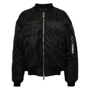 VETEMENTS 블랙아웃 레이싱 봄버 자켓 UE64JA920B