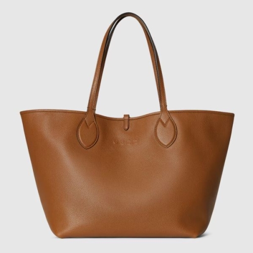  구찌 토티시마 미디엄 리버시블 토트백 브라운 가죽 839112AAFEQ2743