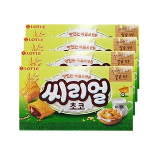 W 씨리얼 오트 42g 4개 과자 묶음 간식 모음 안주  과자 어린이스낵 롯데과자