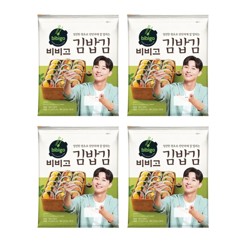 CJ제일제당 비비고 김밥김 22g (4개)
