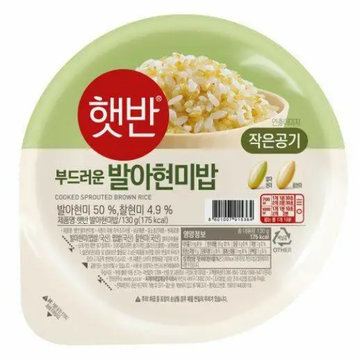 CJ제일제당 햇반 발아현미 작은공기 130g (36개)_이미지