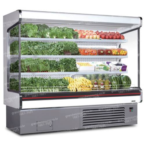 그랜드우성 GWO-MFA18BS3F 유리도어 (화이트) (청과&야채)_이미지