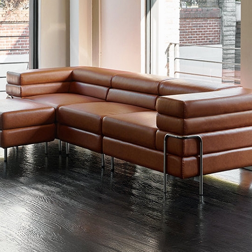 휴도 동경의 동백 모듈형 헤드틸팅 천연가죽 소파 4인용 (스툴포함)_이미지