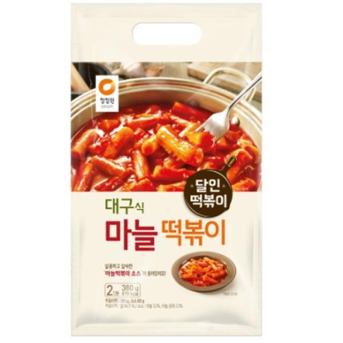 대상 청정원 대구식 마늘떡볶이 380g (1개)_이미지