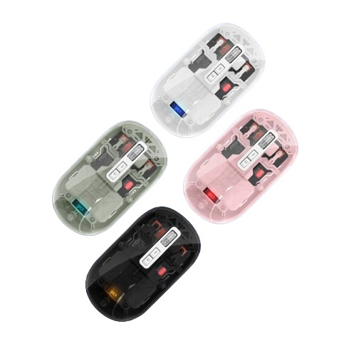 지클릭커 OFFICEPRO 아이스푸딩 투명 블루투스 무선 (블랙)