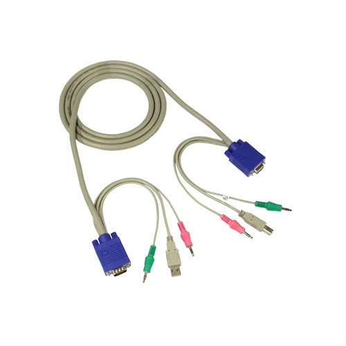 강원전자 NETmate KVM USB Stereo 케이블 [10m]