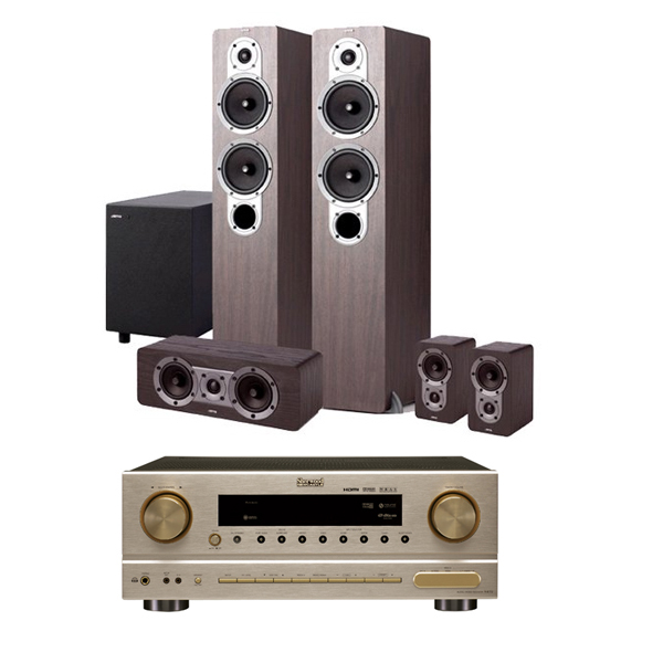 야모 S426 5.1채널 + 인켈 AV리시버 (R872, SUB-200)_이미지