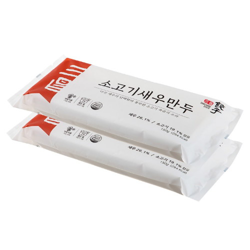 삼창교자 소고기새우만두 150g (2개)_이미지
