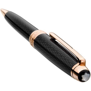 몽블랑 챔피언 스턱 90JAHREN 클래식 로즈 골드 트림 볼펜 111533