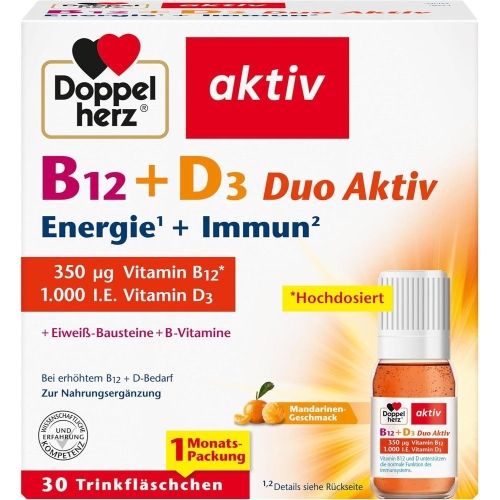 도펠헤르츠 B12+D3 듀오 액티브 30병 (2개)
