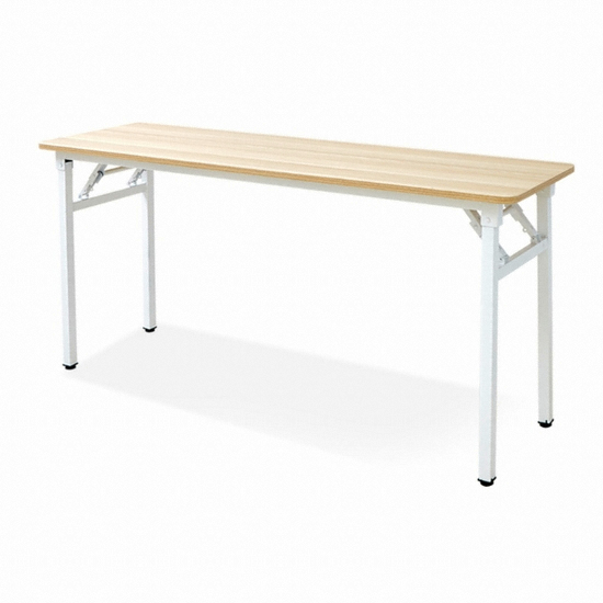 상도가구 밀키 절탁자 접이식 연수용 테이블 (1200x450)_이미지