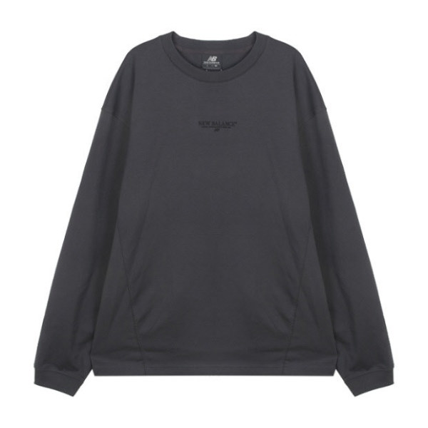 뉴발란스 UNI 에센셜 레터링 긴팔티 NBNDFCO303
