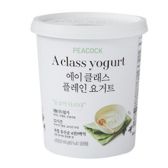 이마트 피코크 에이 클래스 플레인 요거트 900g (1개)_이미지