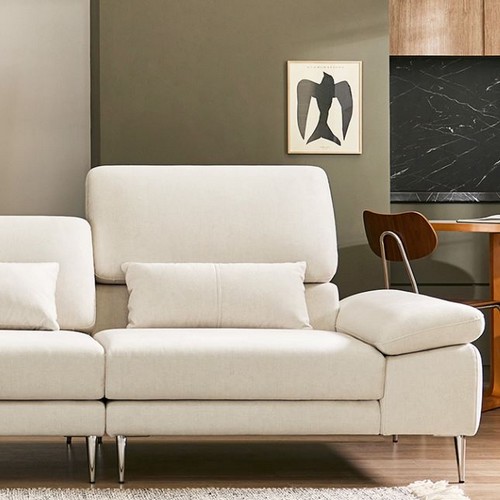 자코모 데니아 하이 기능성 젠위브 패브릭 소파 4인용 (스툴포함)_이미지