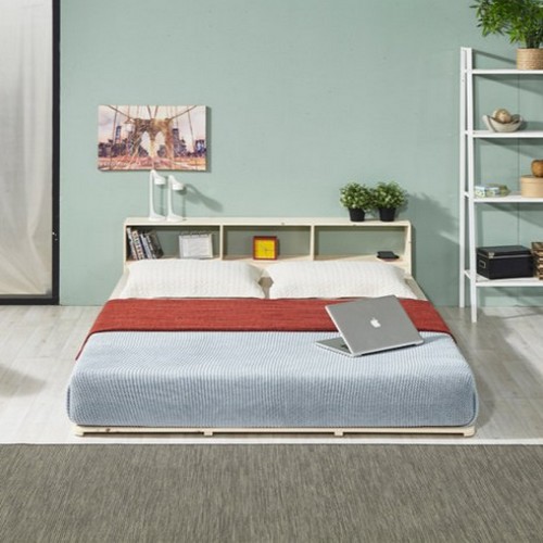 바라다 원목 침대 헤드보드 Q_이미지