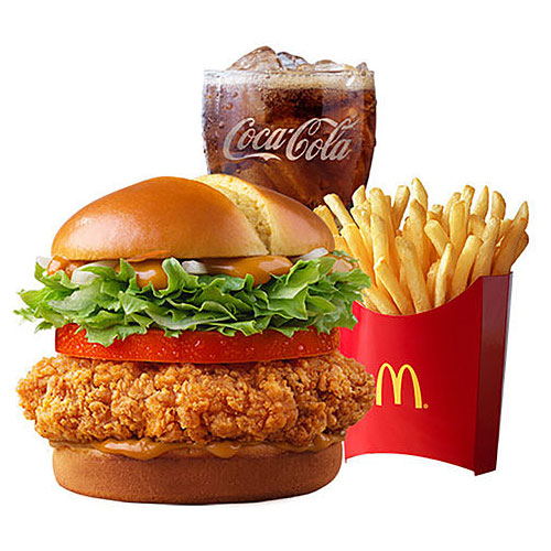 맥도날드 맥도날드 맥크리스피 디럭스 버거 세트_이미지