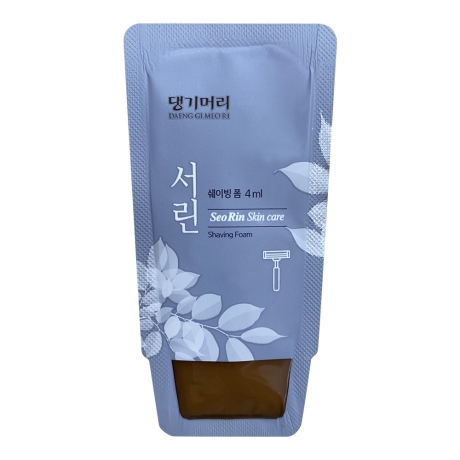 댕기머리 서린 쉐이빙폼 4ml (1000개)_이미지