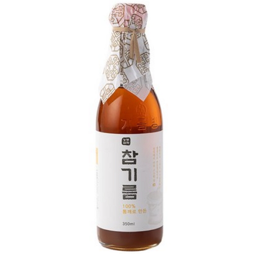 다들림푸드 농부미학 저온압착 참기름 350ml (1개)_이미지