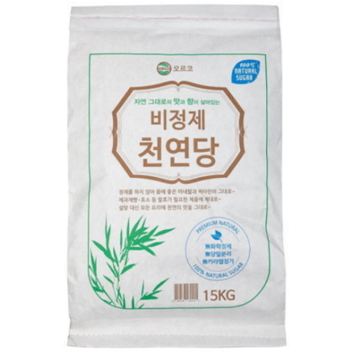 비정제 천연당 15kg