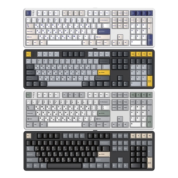한성컴퓨터 GK798PRO 유무선 기계식 로얄 블랙 (딥블루 뽀송)