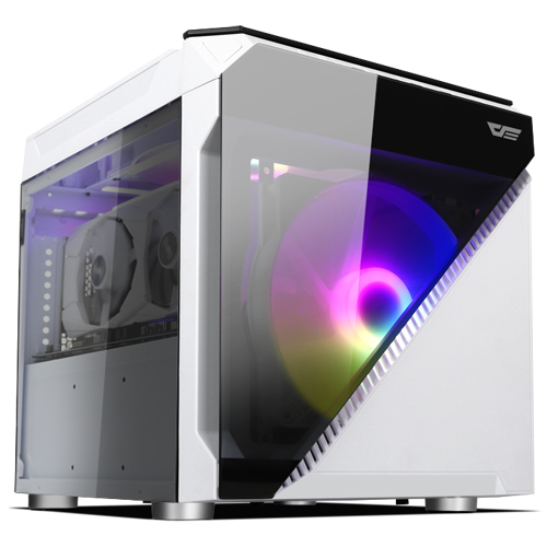 darkFlash DLC21 RGB 강화유리 (화이트)_이미지