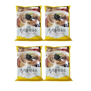이마트 노브랜드 고소한 들기름막국수 167g 4개 1세트_이미지