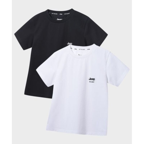 JEEP 2PACK WOMAN 더 레거시 반팔 티셔츠 JR5TSF153BK JR5TSF153BK_이미지
