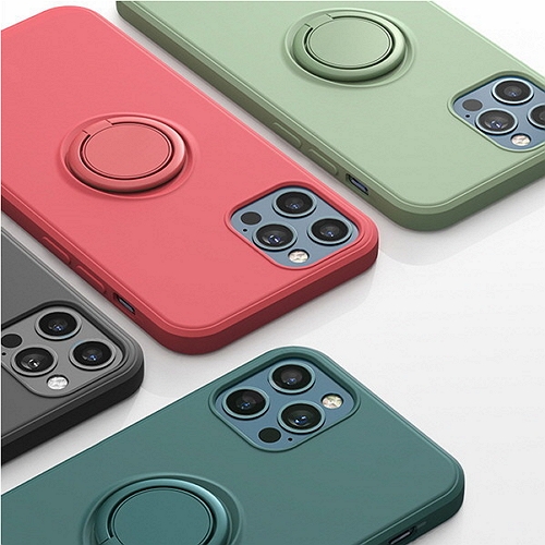 수나르 아이폰13 프로 맥스 마그네틱 링 리퀴드 실리콘 케이스