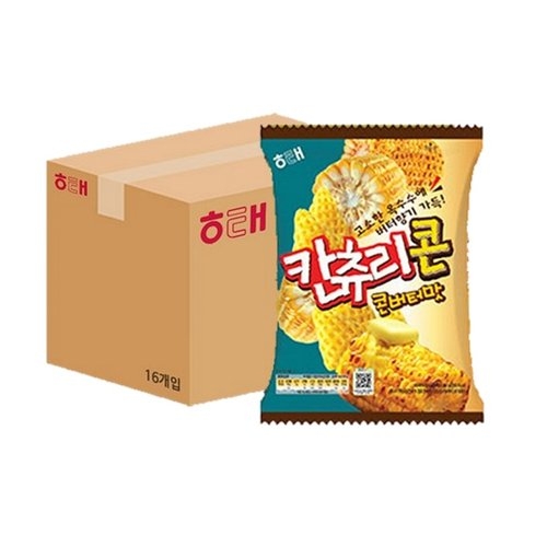 해태제과 해태 칸츄리콘 90g x16개