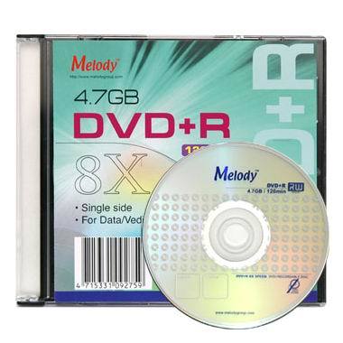 멜로디 DVD+R 4.7GB 8x 슬림 1장