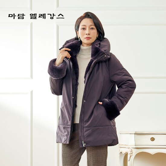 마담엘레강스 스칼렛 퍼 코트 K234CT03