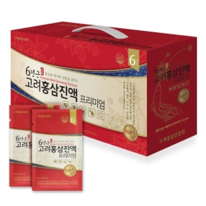 고려홍삼진흥원 6년근 고려 홍삼 진액 프리미엄 50ml 30포+30포_이미지