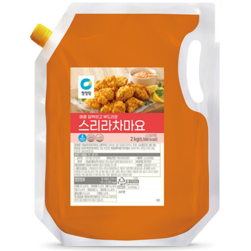 청정원 스리라차마요 2kg (5개)_이미지