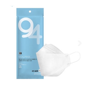 힐메이드 KF94 황사마스크 중형 개별포장 화이트 100매_이미지