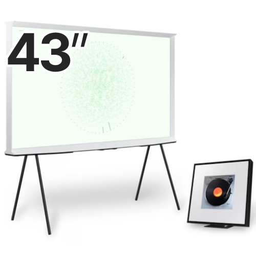 삼성전자 더 세리프 KQ43LSD01AFXKR + 뮤직 프레임 HW-LS60D (TV+스피커)_이미지