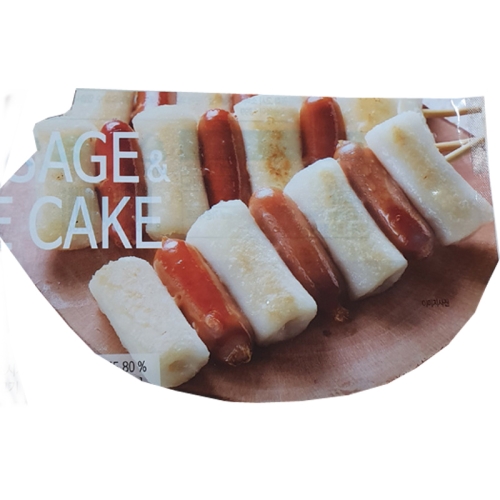 맛정 맛있는 소시지와떡꼬치 130g 10개입 (1개)_이미지