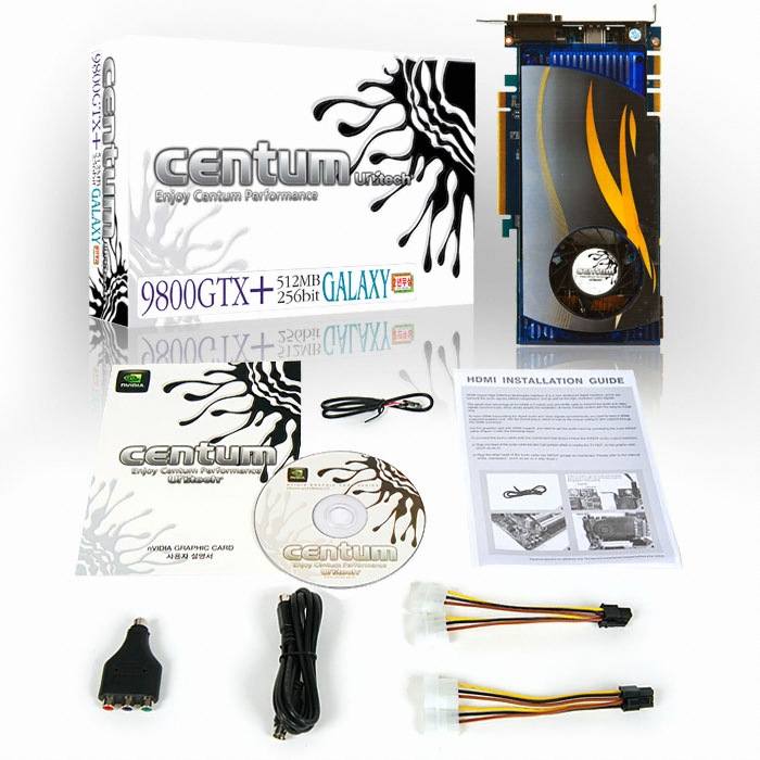 ���������� ������ 9800GTX+ CENTUM GALAXY HDMI 512MB