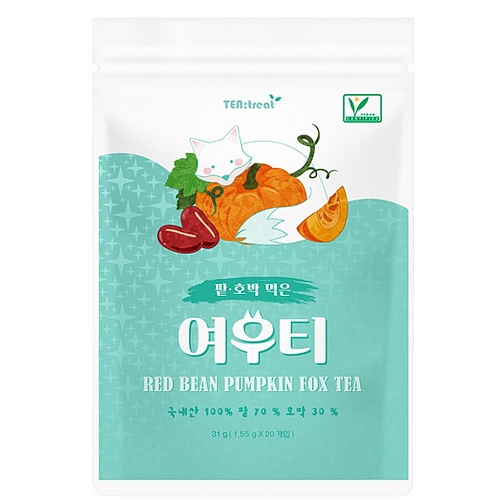 티트리트 여우티 팥호박차 1.5g 20개입