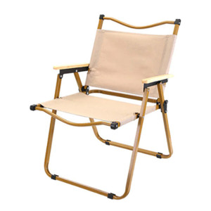 밤나무 프리미엄 폴딩 로우 체어 대형 L 아이보리