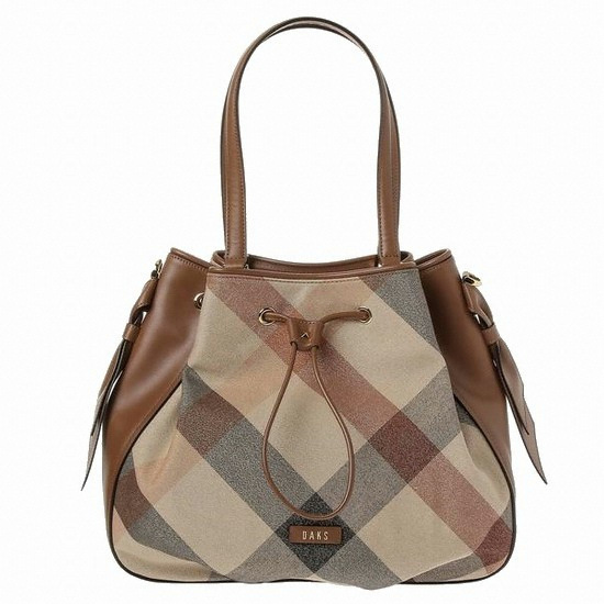 LF 닥스 브라운 드로스트링 숄더백 DCBA7E697W2